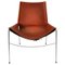 Cognac and Steel November Chair by Ox Denmarq 1