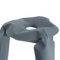 Blue Grey Aluminum Standard Plopp Stool by Zieta 3