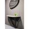 Grey G-Concrete Mono Steel Base Console with Concrete Top by Zieta 4