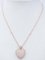 Diamond 18 Karat White Rose Gold Heart Shaped Pendant 3