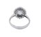 Aquamarine & Diamond 18 Karat White Gold Modern Ring, Image 3