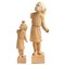 Traditional Wooden Sculptures, Set of 2 1
