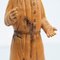 Traditional Wooden Pastoral Saint Joan Sculpture 6