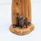 Traditional Wooden Pastoral Saint Joan Sculpture 8