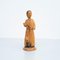 Traditionelle Holz Pastoral Saint Joan Skulptur 2