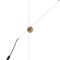 Arts and Raw Kh1 White Raw Brass Floor Lamp from Konsthantverk 3