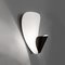 Schwarze Mid-Century Modern B206 Wandlampe von Michel Buffet für Indoor 3