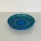 Mid-Century Italian Modern Blue Decorated Plate from Bitossi, 1970s 4