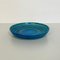 Mid-Century Italian Modern Blue Decorated Plate from Bitossi, 1970s 3