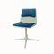 Mid-Century Swivel Chairs & Tulip Stool from CS Chair Centre, Set of 3, Image 4