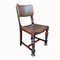 Oak & Leather Dining Chairs from Ercol, 1950s, Set of 4, Image 4