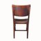 Oak & Leather Dining Chairs from Ercol, 1950s, Set of 4 5
