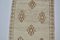 White and Brown Runner Rug 4
