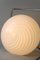 White Murano Glass Swirl Ceiling Lamp, Image 11