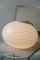 Weiße Murano Glas Swirl Deckenlampe 9