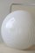 White Murano Glass Swirl Ceiling Lamp 7
