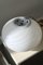 White Murano Glass Swirl Ceiling Lamp 8