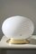 Weiße Murano Glas Swirl Tischlampe 3