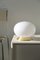 White Murano Glass Swirl Table Lamp 1