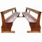 Long French Provincial Church Benches, 1890s, Set of 2 9