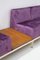 Vintage Purple Velvet Sofas by Gianfranco Frattini, Set of 2 5