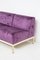 Vintage Purple Velvet Sofas by Gianfranco Frattini, Set of 2 2