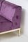 Vintage Purple Velvet Sofas by Gianfranco Frattini, Set of 2 4