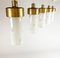 Mid-Century Italian Brass and Murano Glass Pendants, 1950s, Set of 5, Image 17