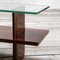 Low Table with Wood Structure and Glass Top by Osvaldo Borsani for Arredamenti Borsani Varedo, 1940s 5