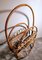 Vintage Italian Bamboo & Rattan Magazine Rack 6