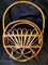 Vintage Italian Bamboo & Rattan Magazine Rack 8