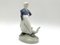 Porcelain Figurine of a Girl With a Goose from Royal Copenhagen, Denmark, Image 1