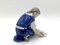 Porcelain Figurine of a Woman With Cat from Bing & Grondahl, Denmark, 1950-60s 5