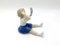 Dänische Porzellanfigur eines Mädchens Kämmen von Bing & Grondahl 3