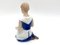 Danish Porcelain Figurine of a Girl With Wreath from Bing & Grondahl, 1980s 4