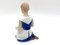 Figura de niña danesa de porcelana con corona de Bing & Grondahl, años 80, Imagen 4