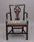 19th Century Chippendale Style Mahogany Armchair 7