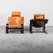 Vintage Kroken Leather Lounge Chairs by Åke Fribytter, 1970s, Set of 2 3
