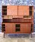 Danish Teak Cabinet with Sliding Doors and Shutters 10