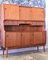 Danish Teak Cabinet with Sliding Doors and Shutters 18