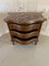 Antique 18th Century Marquetry Inlaid Serpentine Shaped Marble Top Commode Chest, Image 5