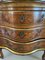 Antique 18th Century Marquetry Inlaid Serpentine Shaped Marble Top Commode Chest 10