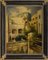 Francoise Vigneron, Roads of Capri, Oil on Canvas, Framed 1