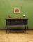 Antique Black Painted Oak Console Table with Drawers, Image 2