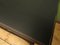 Antiker schwarz lackierter Eichenholz Konsolentisch mit Schubladen 17