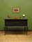 Antique Black Painted Oak Console Table with Drawers, Image 9
