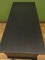 Antiker schwarz lackierter Eichenholz Konsolentisch mit Schubladen 12
