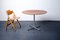 Tavolo da pranzo rotondo in teak di Arne Jacobsen per Fritz Hansen, anni '50, Immagine 2