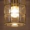 Handmade Glass and Brass Octagonal Pendant Light from Limburg, 1960s 4