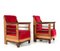 Art Deco Oak Amsterdam School Lounge Chairs by Anton Lucas, 1920s, Set of 2, Image 2